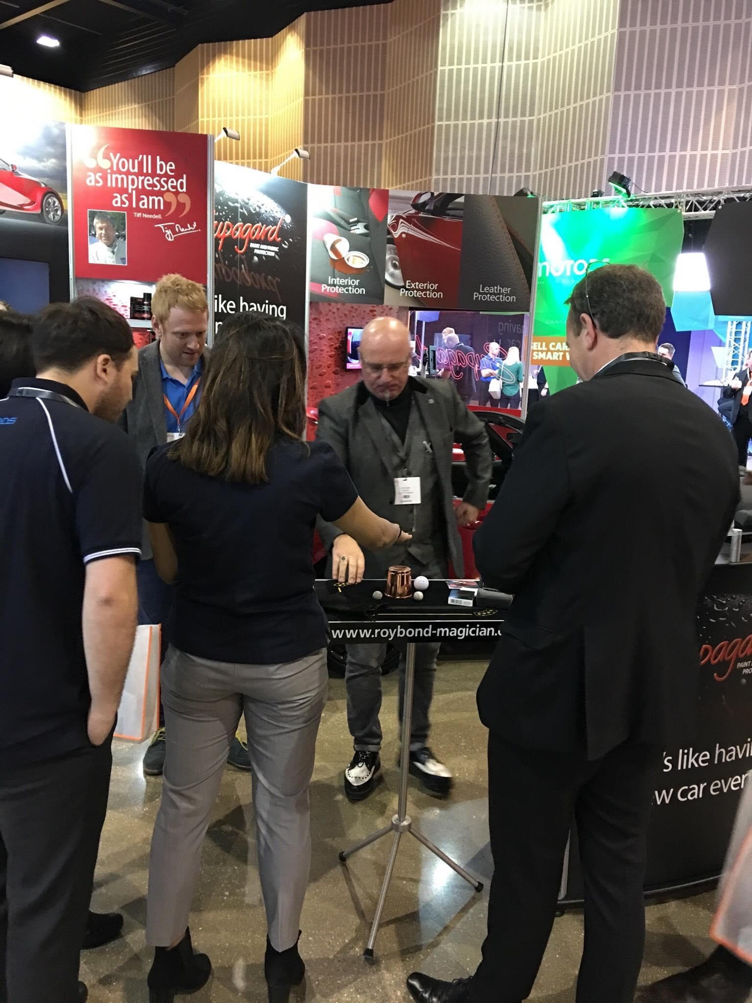 Roy at trade show